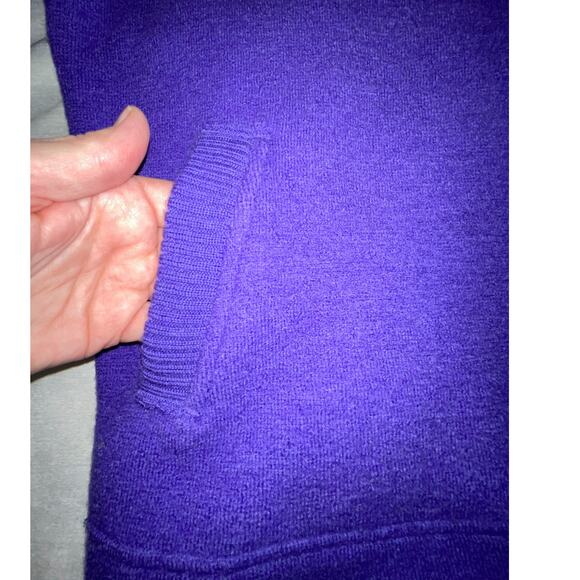 Vintage Patagonia‎ Purple 100% Wool Jacket - Size L - Hong Kong Made - STY51199 - Picture 4 of 12